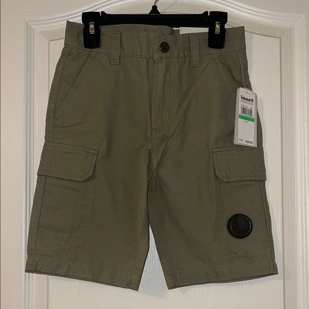 Boys Timberland 8 Olive Cargo‎ Shorts